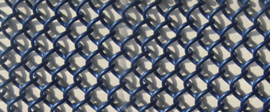 Aluminum Alloy Coiled Mesh Space Dividing Fabric